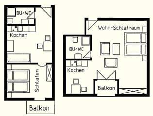Kirchham Apartment | 35 m² Apartment ∙ 1 bedroom ∙ 2 guests