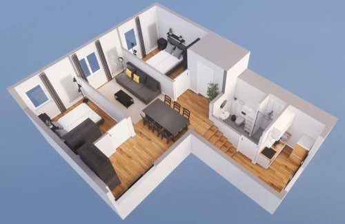 Obere Au Apartment | 60 m² Apartment ∙ 2 bedrooms ∙ 7 guests