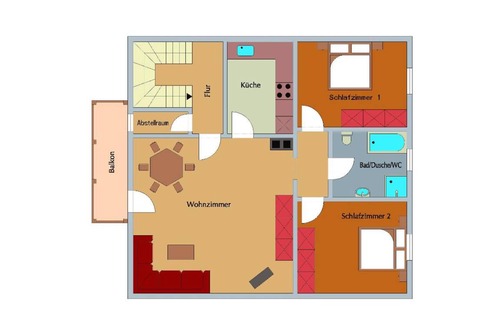 Mauth Apartment | 80 m² Apartment ∙ 2 bedrooms ∙ 4 guests