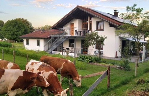 Ainring Apartment | Apartment 'Exklusiv Hinterreiter' with Mountain View, Wi-Fi and Air Conditioning