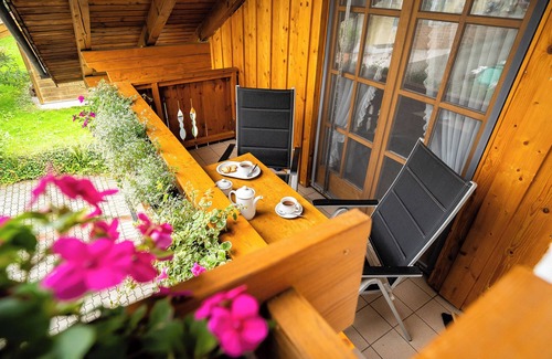 Aufham Apartment | Apartment no. 1, 27m², living/bedroom, balcony, TV, 2 pers.