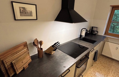 Hohenaschau im Chiemgau Apartment | Apartment Stubn Zellerhorn 76 sqm, 2 bedrooms, living room with sofa bed and balcony
