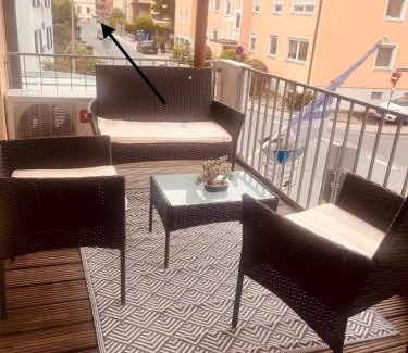 Bayreuth Apartment | Beste Lage im Zentrum und am Hofgarten 150qm mit Klima, 2xBalkon, Aufzug, Familienfreundlich