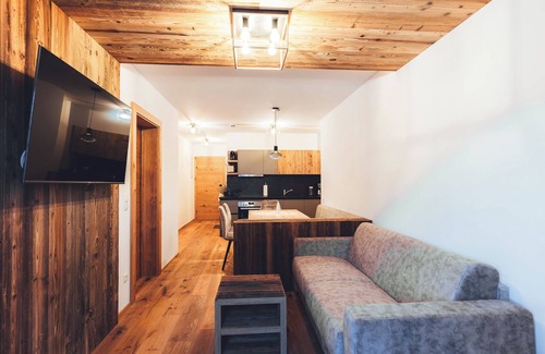 Ladis Apartment | Burgstadl Aparthotel & Restaurant - Ferienwohnung mit Bergblick