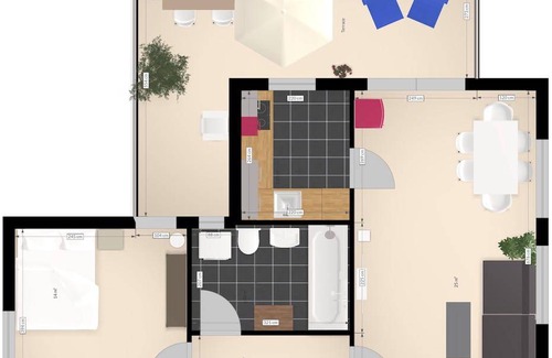 Furstenried-West Apartment | 70 m² Apartment ∙ 2 bedrooms ∙ 2 guests