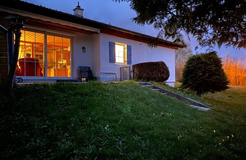 Schwarzenbach House | Ferienhaus 38-e mit Terrasse mit Kamin und Bergblick - Ferienhäuser im Feriendorf Weissensee im