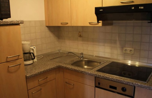 Grassau Apartment | Fewo Sonnenblume 59 qm f. 2-4 Pers., Wohn-Schlafraum getrennt, Kochnische, Balkon.