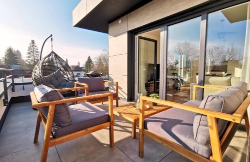 Straubing Apartment | Fynbos Deluxe, Penthouse oder Balkon, Parkplatz