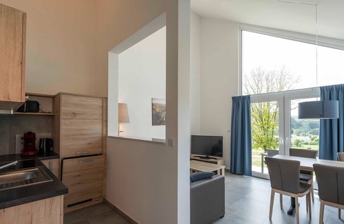 Mistelgau House | Panoramic house type 100 - Panoramahaus (100) in the holiday village at the Therme Obernsees