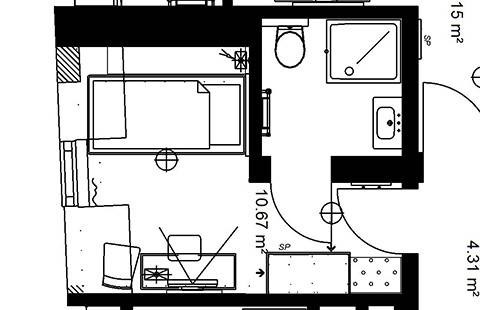 Harburg Resort | Private room ∙ 1 bedroom ∙ 1 guest