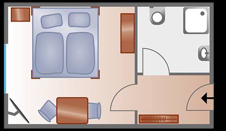 Bischofsgruen Resort | Private room ∙ 1 bedroom ∙ 1 guest