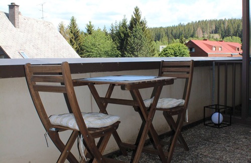 Schoenwald Apartment | 1-room apartment with large balcony, sauna + swimming pool in the house