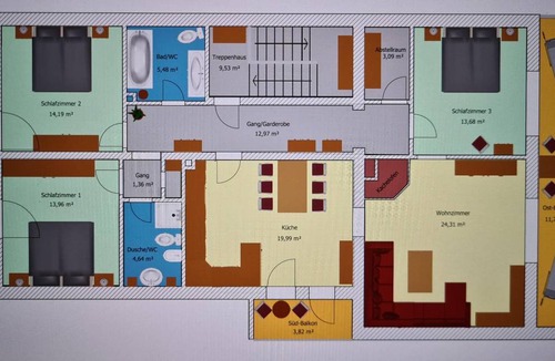 Grafenau Apartment | 110 m² Apartment ∙ 3 bedrooms ∙ 6 guests