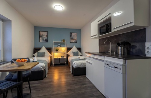 Drensteinfurt Apartment | 1Room-Apartment, Terrace, Free Wifi, Free Parking, SmartTV