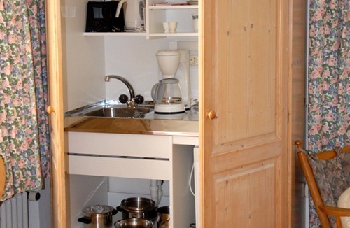 Grassau Apartment | 2. Fewo Zahmer Kaiser, 25 qm, 1-2 Pers., Wohn-Schlafraum, Westbalkon