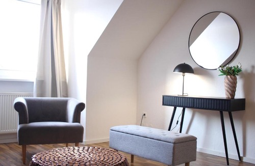 Hamm Apartment | 3-Zimmer-Apartment I 2 Min bis Hbf I Smart TV I WiFi I modern