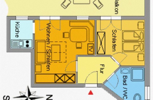 Groissenbach Apartment | 42 m² Apartment ∙ 2 guests