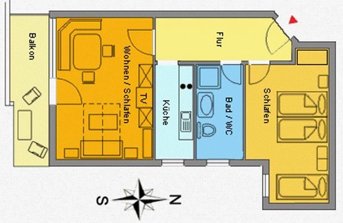 Groissenbach Apartment | 53 m² Apartment ∙ 3 guests