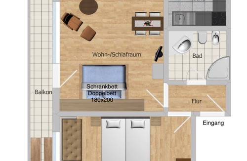Muhlwinkl Apartment | 55 m² Apartment ∙ 5 guests