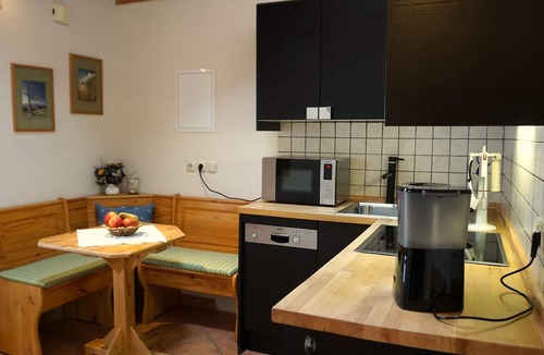 Grassau Apartment | 6. Fewo Hörndlwand, 38 qm, 1-2 Pers., 1 Schlafzimmer, 1 Wohnschlafraum, Süd-Terrasse