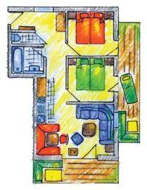 Lam Apartment | 60 m² Apartment ∙ 2 bedrooms ∙ 4 guests