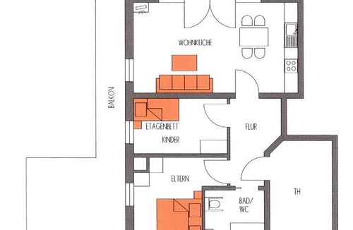 Regen Apartment | 85 m² Apartment ∙ 2 bedrooms ∙ 4 guests