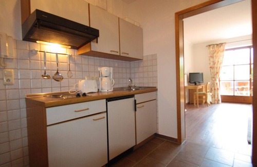 Hirschbach Apartment | Allergikergerechte Zwei-Zimmer-Wohnung mit möbliertem Balkon