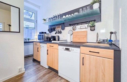 Bachviertel Apartment | Alpha Apartments: Quiet 1BR, Old Town & Stream