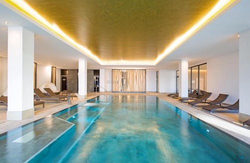 Boergerende-Rethwisch Apartment | Aparthotel Waterkant Suites 2-33 mit Pool, Sauna und Meerblick