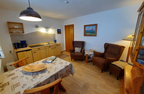 Ramsau Apartment | Apartment no. 2, 1-2 persons, 45 sqm, 1st floor with private terrace, south-facing