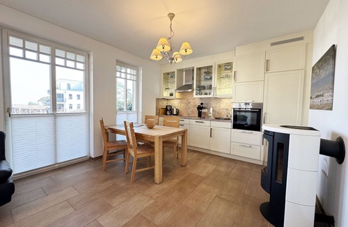 Ostseebad Baabe Villa | Apartment 01 with fireplace & terrace - A: Haus Strandkiefer - close to the beach