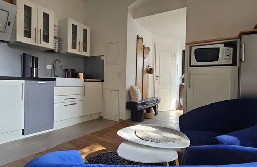 Striesen Apartment | Apartment 2 'Near Blue Wonder' with Shared Terrace, Garden and Wi-Fi