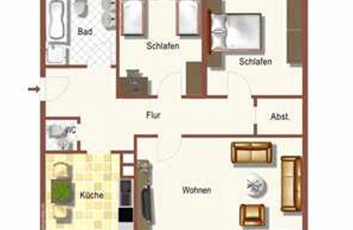 Bernheck Apartment | Apartment 4 Blue Forget-me-not - House Maul