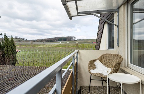 Hagnau Apartment | Apartment 'Bacchus' with Balcony and Wi-Fi