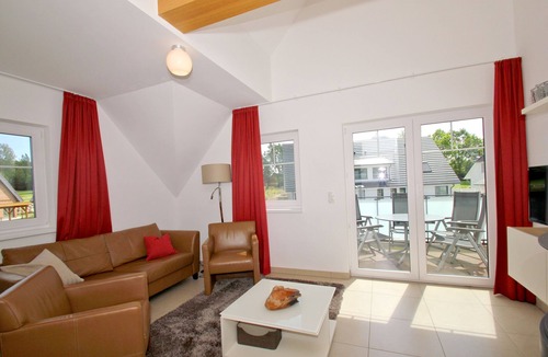 Lobbe Apartment | Apartment close to the beach with balcony, use of swimming pool and sauna - Rex Rugia H-1010