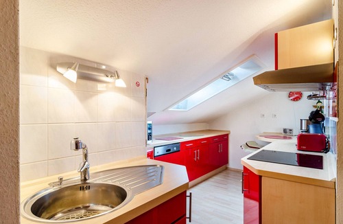 Bingen Apartment | Apartment 'Dachwohnung Schneider Bingen' with Balcony, Wi-Fi and Air Conditioning