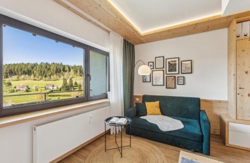 Saig Apartment | Apartment "Das Waldo" - beim Titisee, Ausblick, Stellplatz