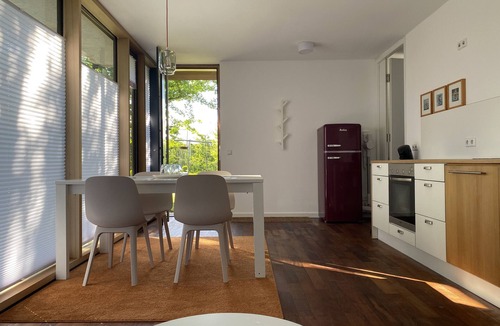 Immenstaad am Bodensee Apartment | Apartment 'Falterweg' with Private Terrace, Shared Garden and Wi-Fi
