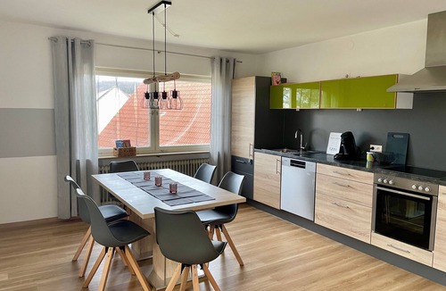 Gerolfingen Apartment | Apartment "Dorfliebe" with Private Terrace and Garden