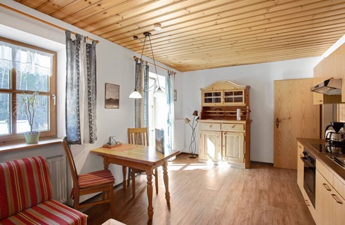 Ramsau Apartment | Apartment Enzian with Balcony, Mountain View & Wi-Fi; Parking Available