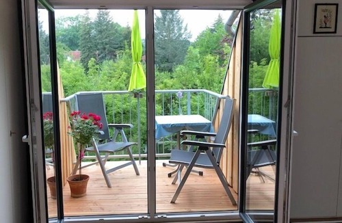Neuses Apartment | Apartment "family" (85sqm) with balcony and garden use