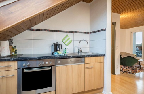 Schnetzenhausen Apartment | Apartment 'Ferien Am See 11' with Balcony and Wi-Fi