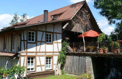 Salem Apartment | Apartment 'Ferienwohnung Dampfkessel' with Private Terrace, Shared Garden and Wi-Fi