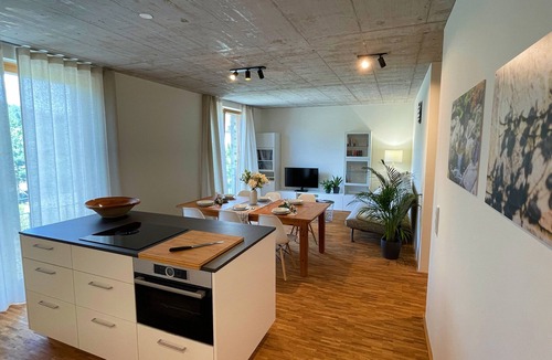 Elzach Apartment | Apartment 'Ferienwohnung Grüner Ausblick' with Mountain View and Wi-Fi