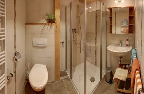 Inzell Apartment | Apartment Froschsee for 2 persons with balcony, 24 sqm, living room/bedroom, TV
