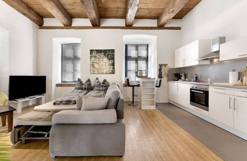 Holtenau Apartment | Apartment 'Haus Förde Kanalpackhaus' with Sea View, Shared Terrace and Wi-Fi