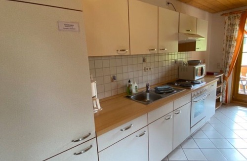 Schollach Apartment | Apartment 'Hofblick' with Shared Garden and Balcony, Farm Holiday