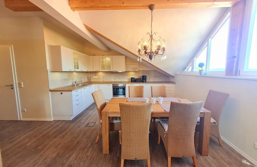 Grassau Apartment | Apartment Kaiserblick approx. 86 sqm in the village center up to 4 persons, balcony, 2 separate bedrooms