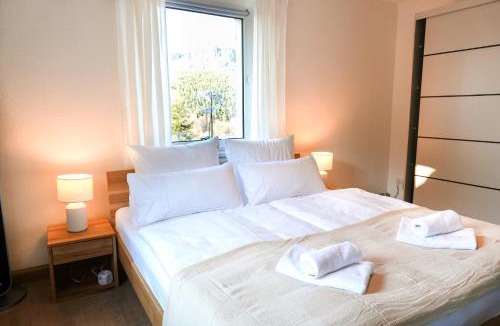 Konigstein an der Elbe Apartment | Apartment Lilienstein mit Ausblick und Stellplatz