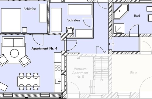 Altendorf Apartment | Apartment No. 4, 2 bedrooms - Altendorfer Vorwerk - holiday apartments